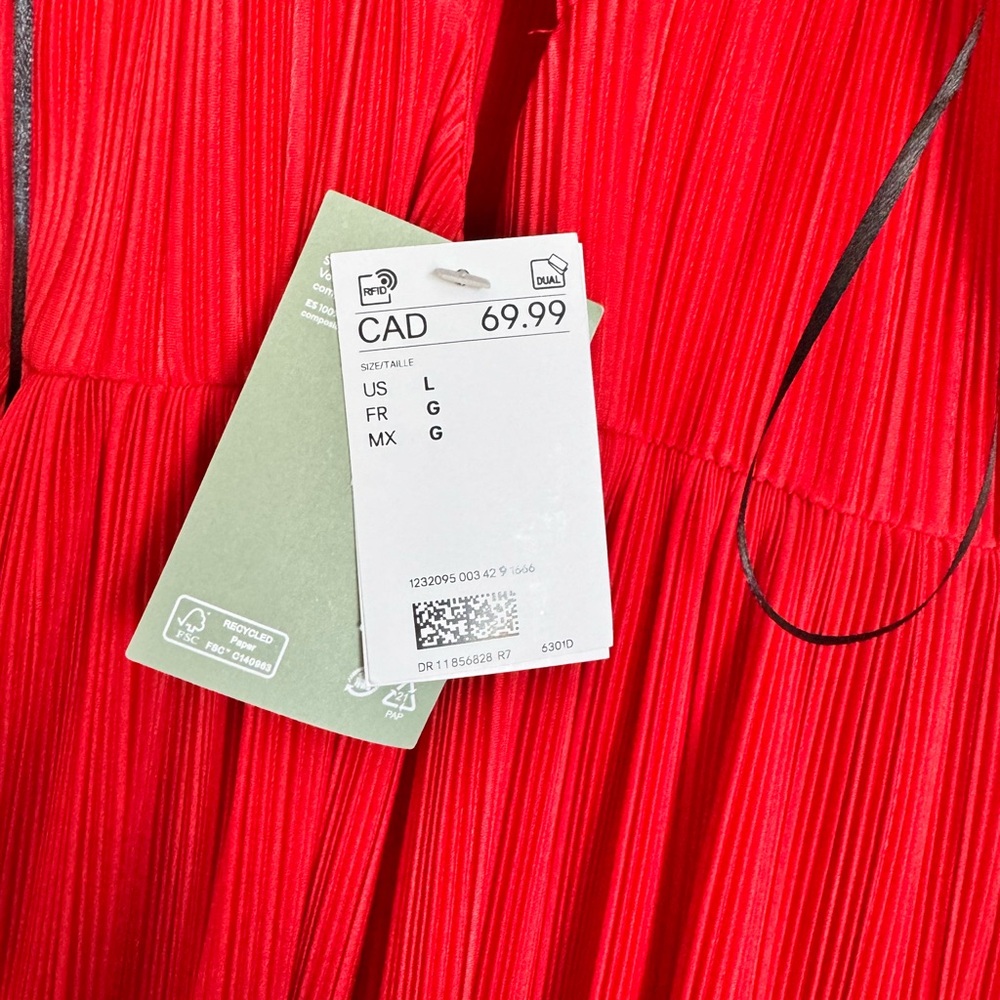 H&M Red Maxi Dress